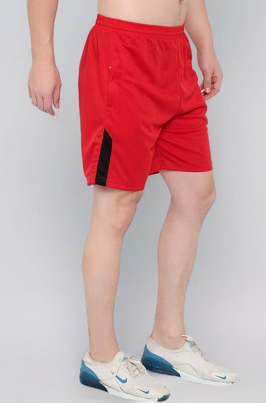 FB Men's fleece shorts - Red