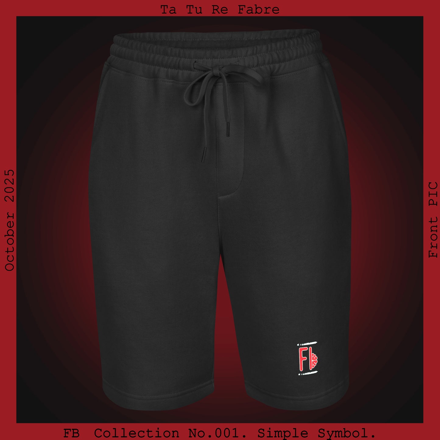 FB Men's fleece shorts