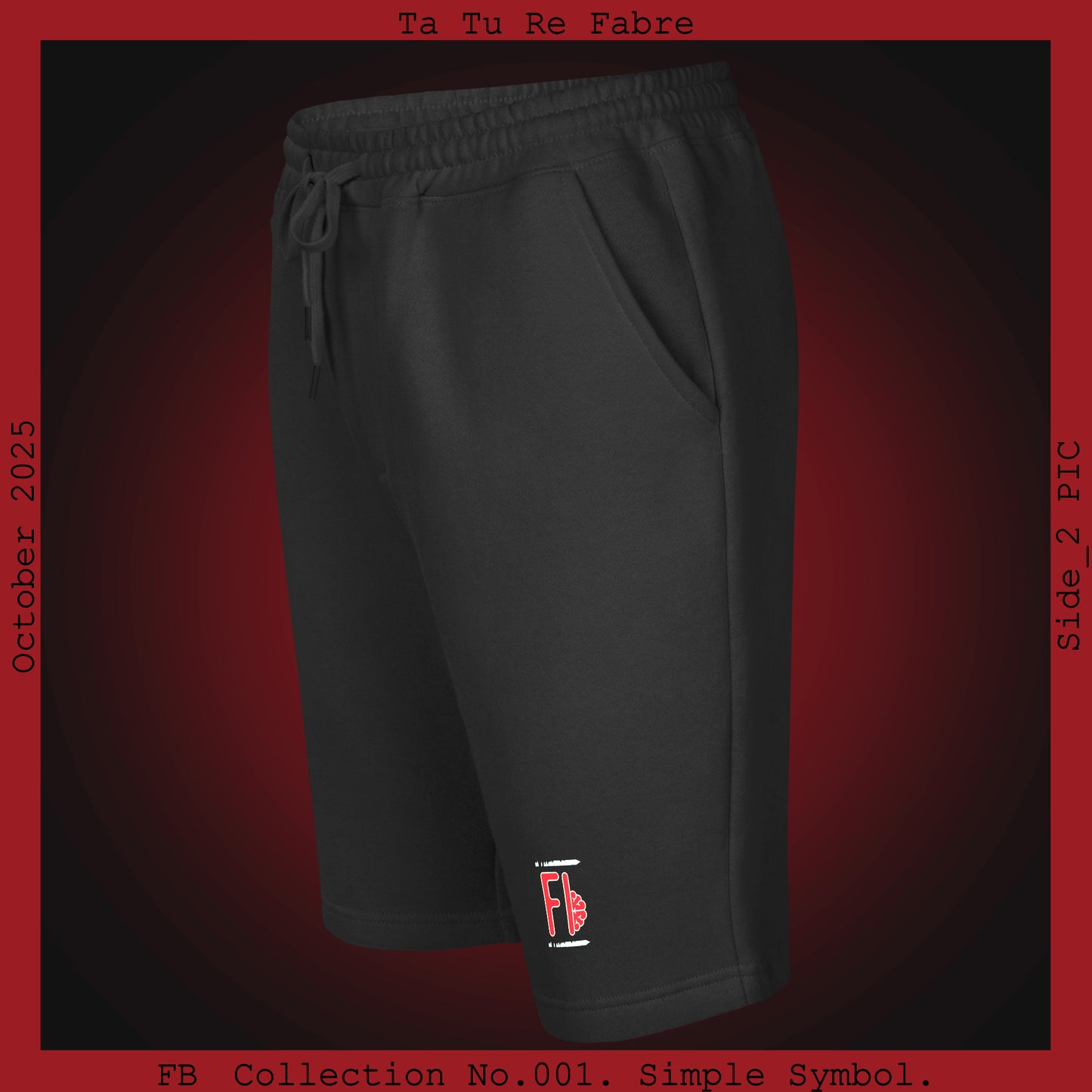 FB Men's fleece shorts